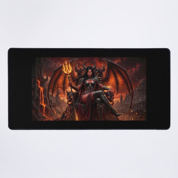 Item preview, Demon Queen Succubus Fiery Throne designed and sold by GalleryBrisArt.