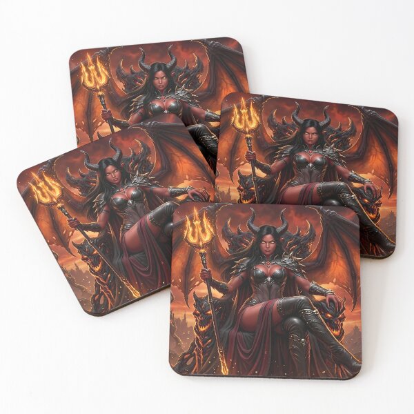 Item preview, Demon Queen Succubus Fiery Throne designed and sold by GalleryBrisArt.