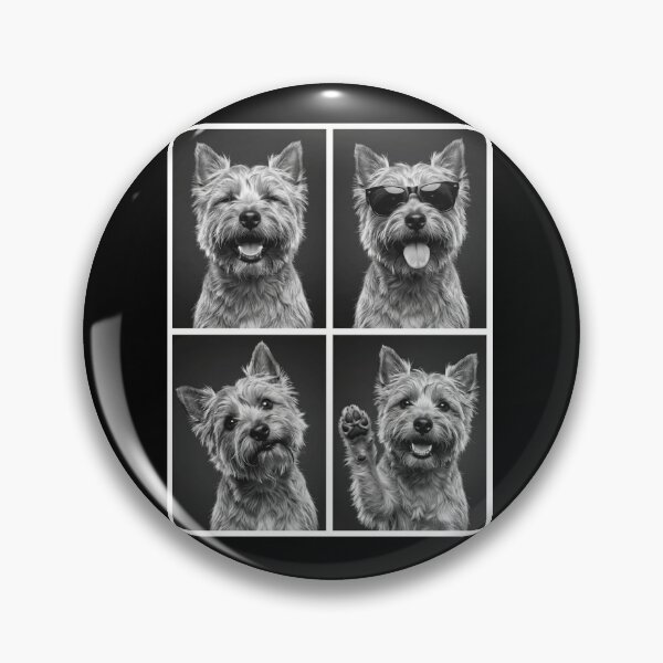 Item preview, Funny Cairn Terrier Selfie Photo Photobooth Dog Lover designed and sold by dian-rody-crest.