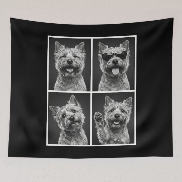 Item preview, Funny Cairn Terrier Selfie Photo Photobooth Dog Lover designed and sold by dian-rody-crest.