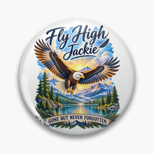 Item preview, Bald Eagles Jackie Fan Club, California Wildlife Watercolor designed and sold by MaskedTarget.