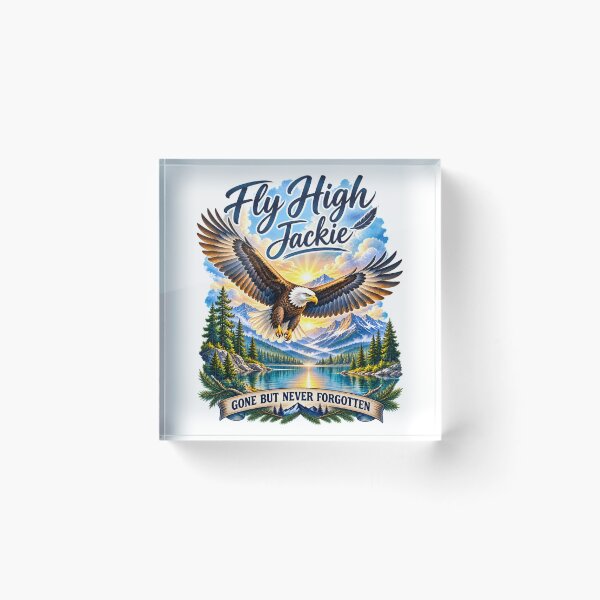Item preview, Bald Eagles Jackie Fan Club, California Wildlife Watercolor designed and sold by MaskedTarget.