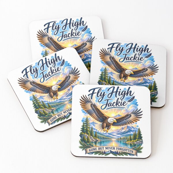 Item preview, Bald Eagles Jackie Fan Club, California Wildlife Watercolor designed and sold by MaskedTarget.