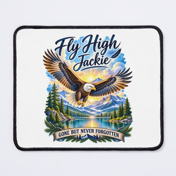 Item preview, Bald Eagles Jackie Fan Club, California Wildlife Watercolor designed and sold by MaskedTarget.