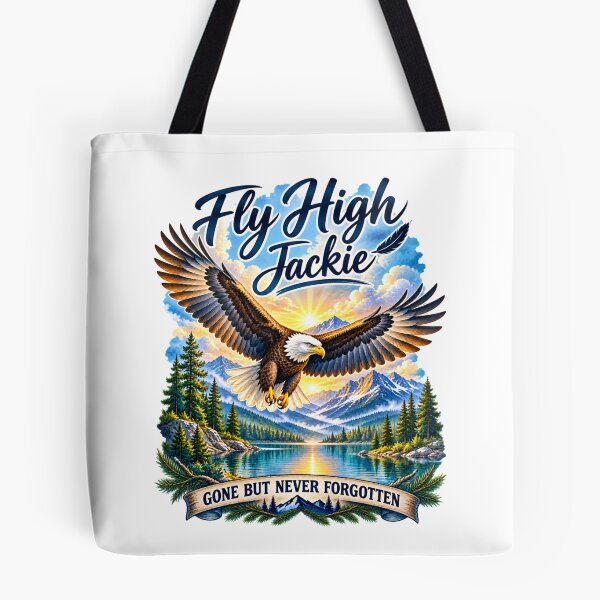 Item preview, Bald Eagles Jackie Fan Club, California Wildlife Watercolor designed and sold by MaskedTarget.
