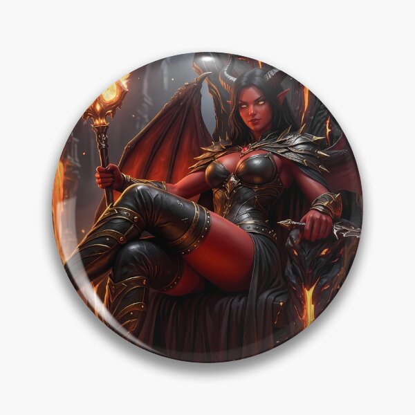 Item preview, Demon Queen Succubus Fiery Throne designed and sold by GalleryBrisArt.