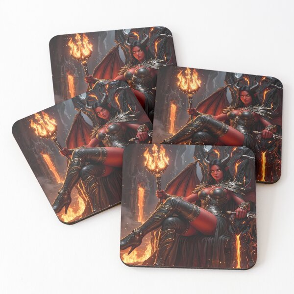 Item preview, Demon Queen Succubus Fiery Throne designed and sold by GalleryBrisArt.