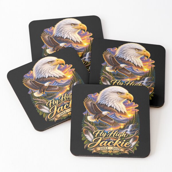 Item preview, Fly High Jackie, Jackie And Shadow Bald Eagle designed and sold by MaskedTarget.