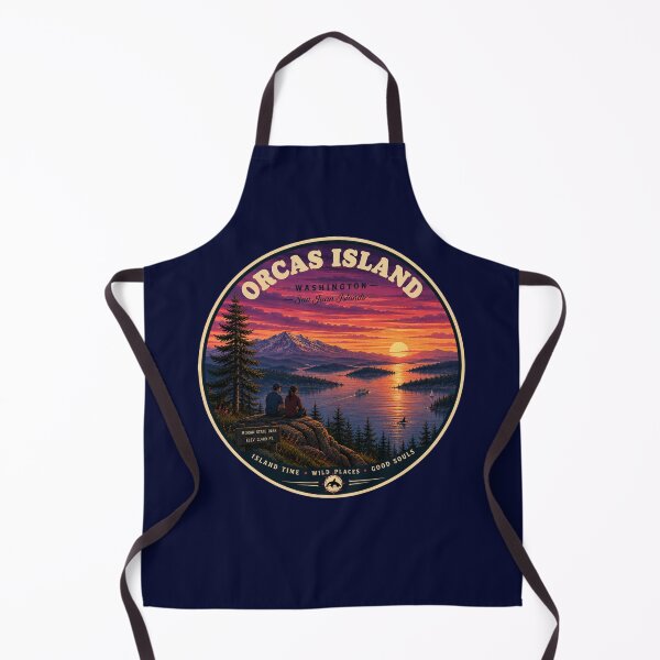 Item preview, Orcas Island Washington Vintage Travel Badge San Juan Islands designed and sold by Swanny's Custom T-shirt and Gift Designs.