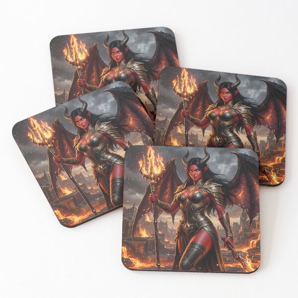 Item preview, Demon Queen Succubus Fiery Throne designed and sold by GalleryBrisArt.