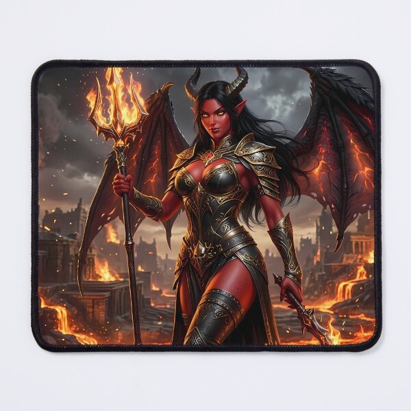 Item preview, Demon Queen Succubus Fiery Throne designed and sold by GalleryBrisArt.