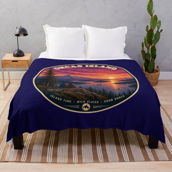 Item preview, Orcas Island Washington Vintage Travel Badge San Juan Islands designed and sold by Swanny's Custom T-shirt and Gift Designs.