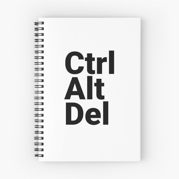Item preview, Ctrl Alt Del Keyboard Shortcut Typography designed and sold by MotionBanana Art.