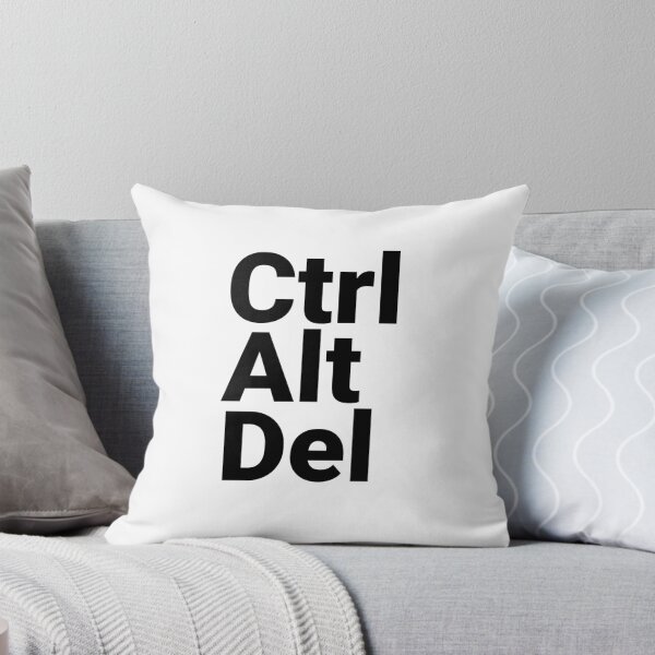 Item preview, Ctrl Alt Del Keyboard Shortcut Typography designed and sold by MotionBanana Art.
