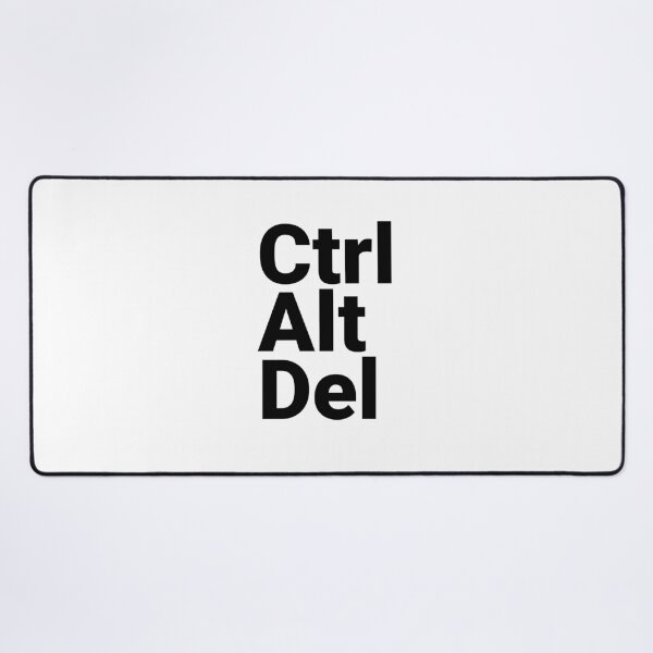 Item preview, Ctrl Alt Del Keyboard Shortcut Typography designed and sold by MotionBanana Art.