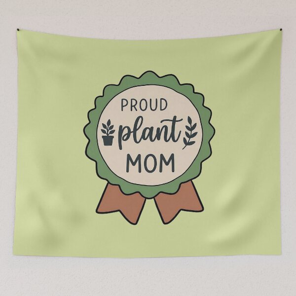 Item preview, Proud Plant Mom Award Badge Funny designed and sold by LuloCreative.