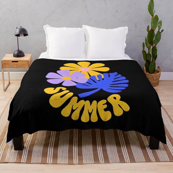 Item preview, Retro Summer Groovy Flower Palm Leaf Botanical T-Shirt designed and sold by FestivityFinds.