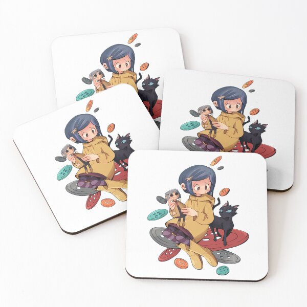 Item preview, Coraline Girl Holding Ragdoll With Black Cat designed and sold by FKL08.