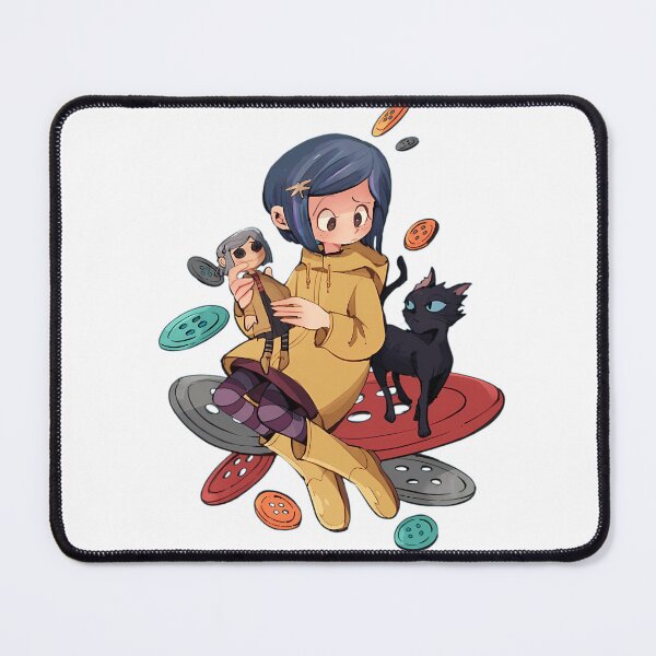 Item preview, Coraline Girl Holding Ragdoll With Black Cat designed and sold by FKL08.