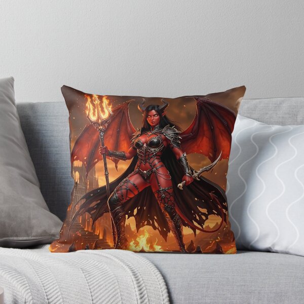 Item preview, Demon Queen Succubus Fiery Throne designed and sold by GalleryBrisArt.