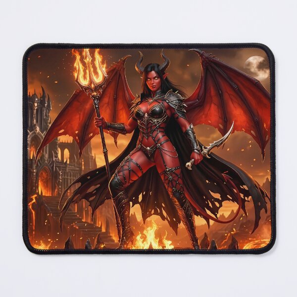 Item preview, Demon Queen Succubus Fiery Throne designed and sold by GalleryBrisArt.