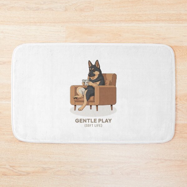 Item preview, German Shepherd Gamer Playing Video Games Vintage Aesthetic designed and sold by COZY VINTAGE animal.
