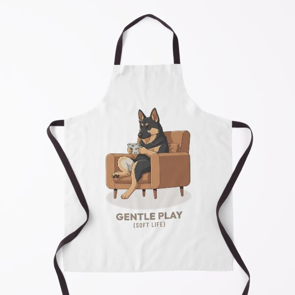 Item preview, German Shepherd Gamer Playing Video Games Vintage Aesthetic designed and sold by COZY VINTAGE animal.