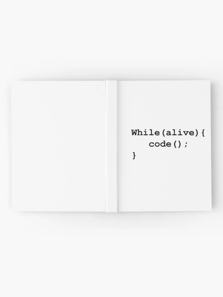 Thumbnail 2 of 3, Journal, While Alive Code Loop Syntax designed and sold by MotionBanana Art.