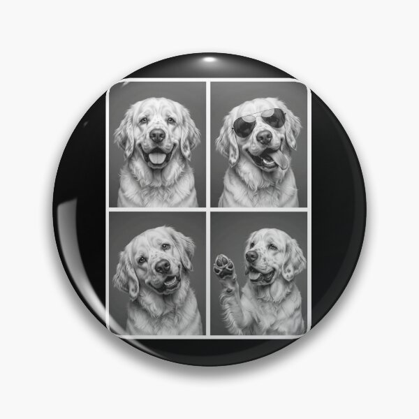Artikelvorschau, Lustiges Selfie mit einem Clumber Spaniel – Fotobox-Foto für Hundeliebhaber entworfen und verkauft von dian-rody-crest.