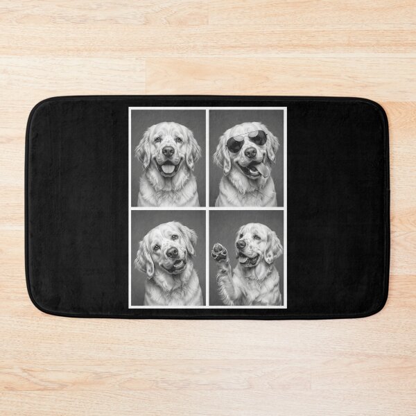 Artikelvorschau, Lustiges Selfie mit einem Clumber Spaniel – Fotobox-Foto für Hundeliebhaber entworfen und verkauft von dian-rody-crest.