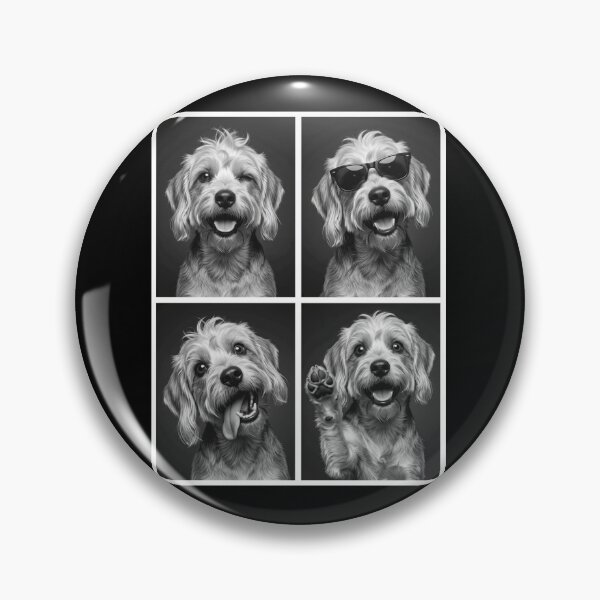 Item preview, Funny Dandie Dinmont Terrier Selfie Photo Photobooth Dog Lover designed and sold by dian-rody-crest.