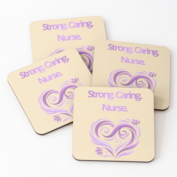 Item preview, Strong Caring Nurse Purple Heart Design designed and sold by med-lavender-ee.