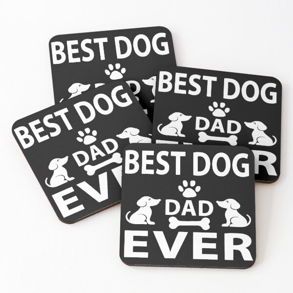 Item preview, Best Dog Dad Ever Dachshund Paw Print Bone designed and sold by SoyLamderma.