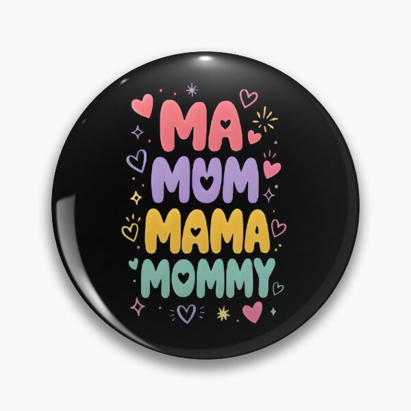 Item preview, Ma Mum Mama Mommy Retro Pastel Bubble Letters Mom Life designed and sold by FestivityFinds.