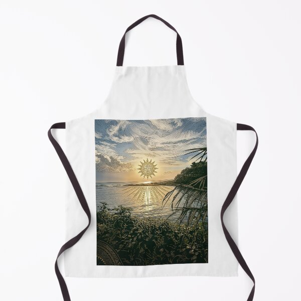 Item preview, Sacred Awakening — Tiki Sun over the Lagoon designed and sold by Hawaii26.