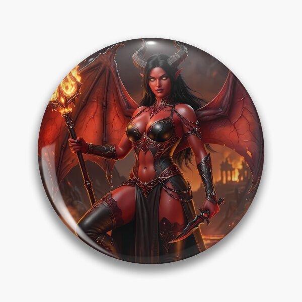 Item preview, Demon Queen Succubus Fiery Throne designed and sold by GalleryBrisArt.
