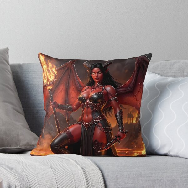 Item preview, Demon Queen Succubus Fiery Throne designed and sold by GalleryBrisArt.