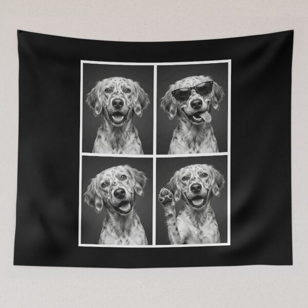 Item preview, Funny English Setter Selfie Photo Photobooth Dog Lover designed and sold by dian-rody-crest.
