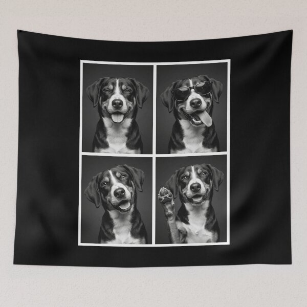 Item preview, Funny Entlebucher Mountain Dog Selfie Photo Photobooth Dog Lover designed and sold by dian-rody-crest.