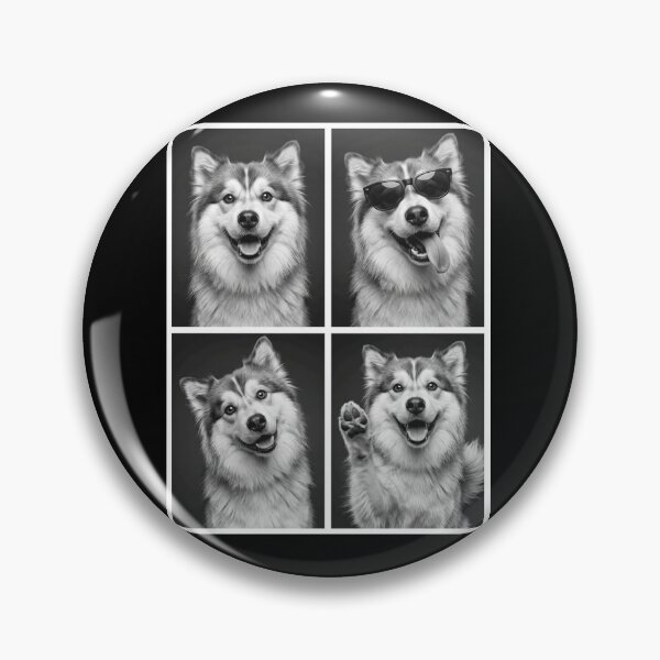 Item preview, Funny Finnish Lapphund Selfie Photo Photobooth Dog Lover designed and sold by dian-rody-crest.