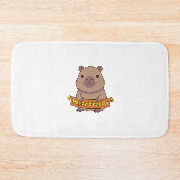 Item preview, Cozy Capybara Birthday Party | Kawaii Capybara designed and sold by BunnySoftArt.