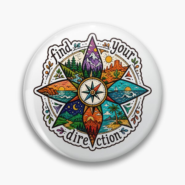 Item preview, Find Your Direction Adventure Compass designed and sold by AliveStyle.