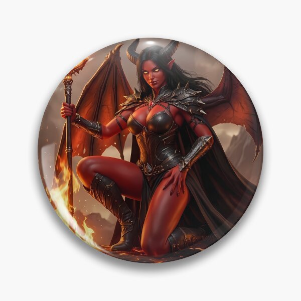 Item preview, Demon Queen Succubus Fiery Throne designed and sold by GalleryBrisArt.