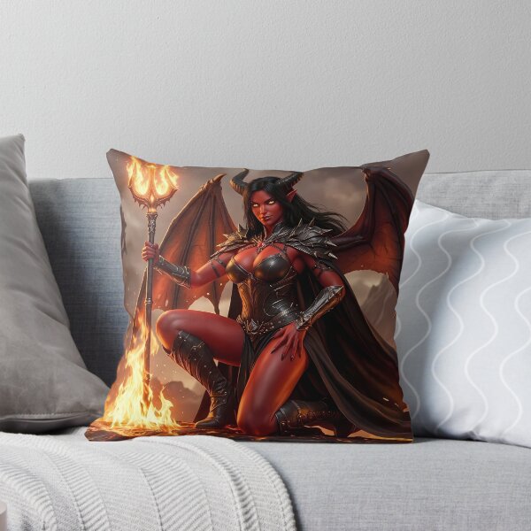 Item preview, Demon Queen Succubus Fiery Throne designed and sold by GalleryBrisArt.