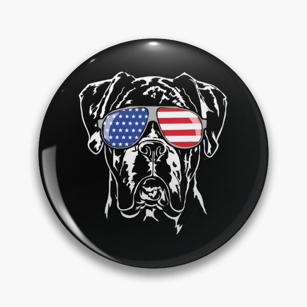 Item preview, Boxer Dog Patriotic Sunglasses USA Flag Cool Graphic designed and sold by SoyLamderma.