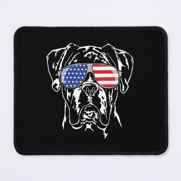 Item preview, Boxer Dog Patriotic Sunglasses USA Flag Cool Graphic designed and sold by SoyLamderma.