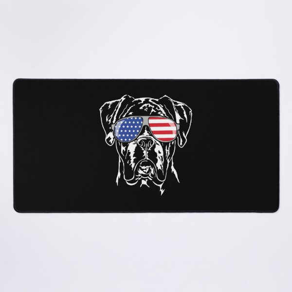 Item preview, Boxer Dog Patriotic Sunglasses USA Flag Cool Graphic designed and sold by SoyLamderma.