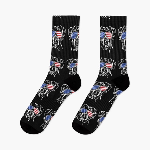 Item preview, Boxer Dog Patriotic Sunglasses USA Flag Cool Graphic designed and sold by SoyLamderma.
