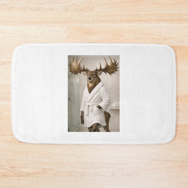 Item preview, Cozy Bathrobe Irish Elk designed and sold by Sillytoe.
