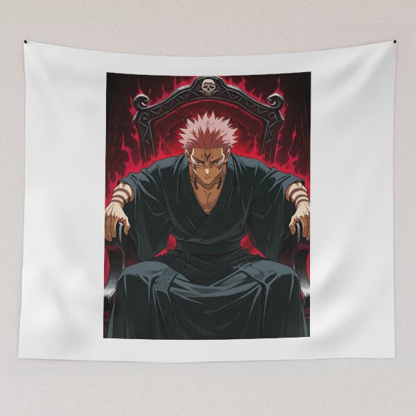 Item preview, Art - Iconic Manga Antagonist, Evil Power on the Throne of Skulls designed and sold by AnimeShin.